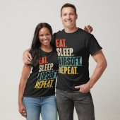 Eat Sleep Airsoft Repat - Funny Retro Air T-shirt (Unisex)