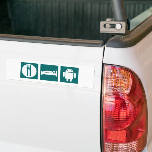 Eat Sleep Android Bumpersticker (Op Truck)