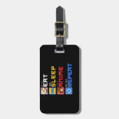 Eat Sleep Anime Herhaal Cadeauidee Cosplayer Bagagelabel (Voorkant verticaal)