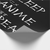 Eat Sleep Anime Herhaal Cadeauidee Cosplayer Cadeaupapier (Hoek)