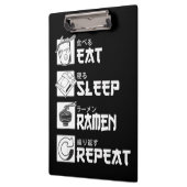 Eat Sleep Anime Herhaal Cadeauidee Cosplayer Klembord (Links)