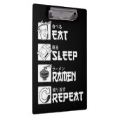 Eat Sleep Anime Herhaal Cadeauidee Cosplayer Klembord (Rechts)
