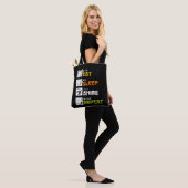 Eat Sleep Anime Herhaal Cadeauidee Cosplayer Tote Bag (Op model)