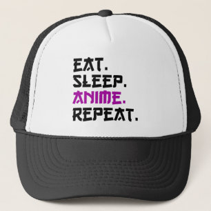 Eat Sleep Anime Herhalen Trucker Pet