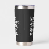 Eat Sleep Anime Play Repeat Otaku Anime Lifestyle Geïsoleerde Drinkbeker (Links)