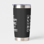 Eat Sleep Anime Play Repeat Otaku Anime Lifestyle Geïsoleerde Drinkbeker (Rechts)