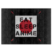 Eat Sleep Anime Snijplank (Voorkant)