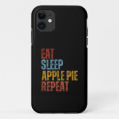 EAT SLEEP APPARAAT PIE HERPEAT Case-Mate iPhone CASE (Achterkant)