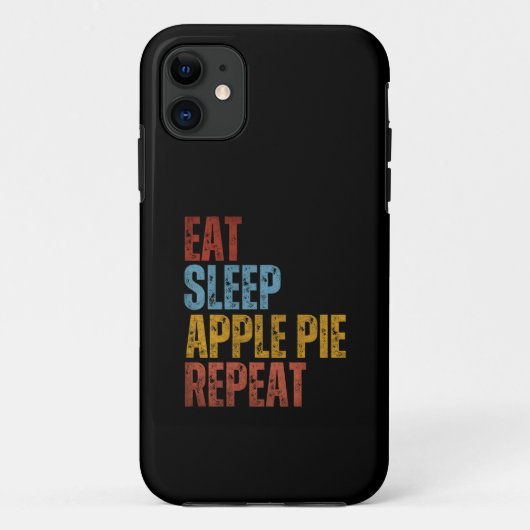 EAT SLEEP APPARAAT PIE HERPEAT Case-Mate iPhone CASE (Achterkant)
