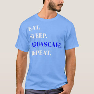 Eat Sleep Aquascape Eenvoudig design van Aquascape T-shirt