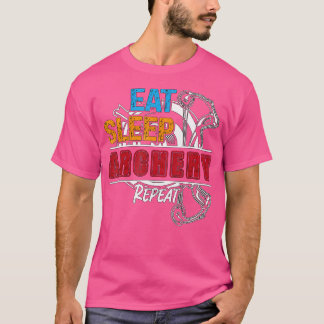 Eat Sleep Archery Herhaal schietsport T-shirt