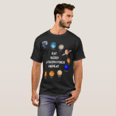 Eat Sleep Astrofysica Astronomie Cosmology Gift T-shirt (Voorkant volledig)