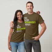 Eat Sleep Astrophysics Repeat Funny Gift T-shirt (Unisex)