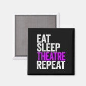 Eat Sleep Atre Herhaling Actoraccentraft Magneet (Voorkant / Achterkant)