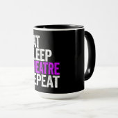 Eat Sleep Atre Herhaling Actoraccentraft Mok (Voorkant rechts)