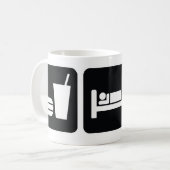 Eat Sleep ATV Koffiemok (Voorkant links)