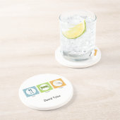 Eat Sleep Audit! Zandsteen Onderzetter (Zijkant)