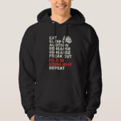 Eat Sleep Audition Freak Out Hoodie (Voorkant)