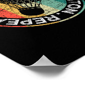 Eat Sleep Badminton Repeat Funny Racket Shuttlecoc Poster (Hoek)