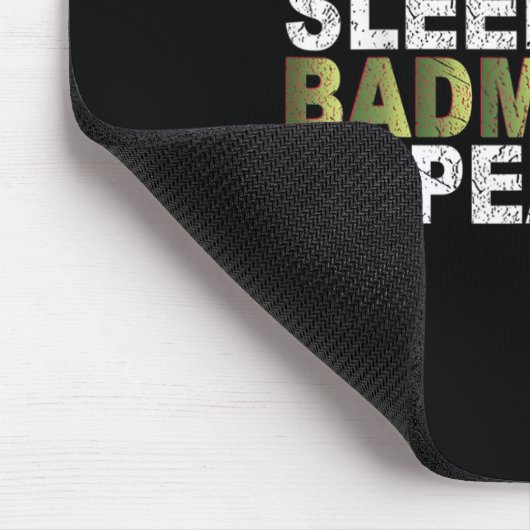 Eat Sleep Badminton Repeat  Muismat (Hoek)