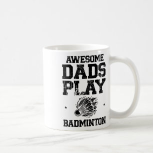 Eat Sleep Badminton Repeat Shuttle Racket Koffiemok