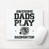 Eat Sleep Badminton Repeat Shuttle Racket Muismat (Met muis)