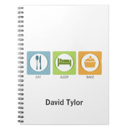 Eat Sleep Bake! Notitieboek