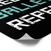 Eat Sleep Ballet Herhaal geweldige Ballet Dance-ca Poster (Hoek)