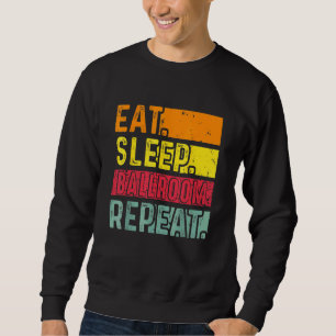 Eat Sleep Ballroom Herhalen voor danserend Vint Trui