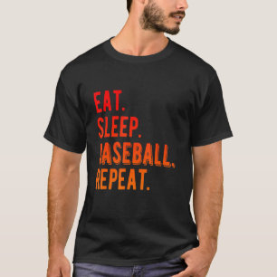Eat Sleep Baseball Cool Player Coach Fan Cool 2 T-shirt