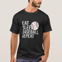 Eat Sleep Baseball Herhaal cadeautjes voor mannen 
