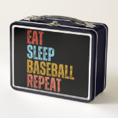 EAT SLEEP BASEBALL HERHAAT (Voorkant)