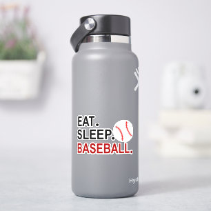 Eat Sleep Baseball Sticker
