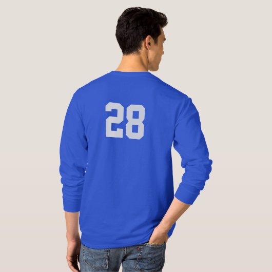 Eat Sleep Baseball T-shirt (Achterkant volledig)