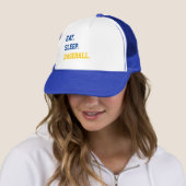 Eat Sleep Baseball Trucker Pet (In situ)