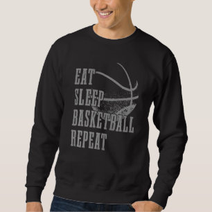 Eat Sleep Basketball Herhaal Basketball Player Coa Trui