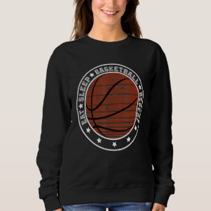 Eat Sleep Basketball Herhaal Boy Youth Kind Basket Trui