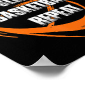 Eat Sleep Basketball Herhaal de coach van de teams Poster (Hoek)