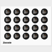 Eat Sleep Basketball Herhalen - Gift for Basketbal Ronde Sticker (Vel)