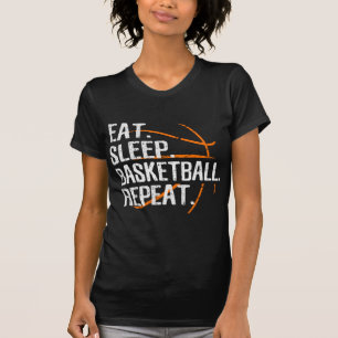 Eat Sleep Basketball Herhalen - Gift for Basketbal T-shirt