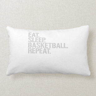 Eat Sleep Basketball Herhalen Kussen
