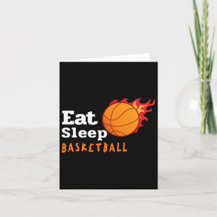 Eat Sleep Basketball Kaart