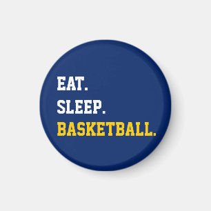 Eat Sleep Basketball Magneet