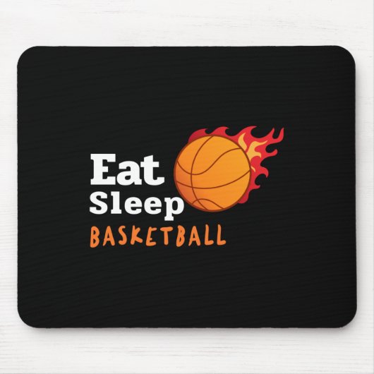Eat Sleep Basketball Muismat (Voorkant)