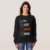 Eat Sleep Basketball Repeats Trui (Voorkant volledig)