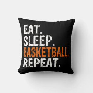 Eat Sleep Basketball Repeteren Gift Kussen