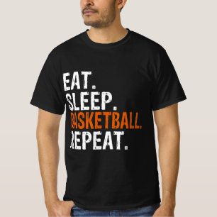 Eat Sleep Basketball Repeteren Gift T-shirt