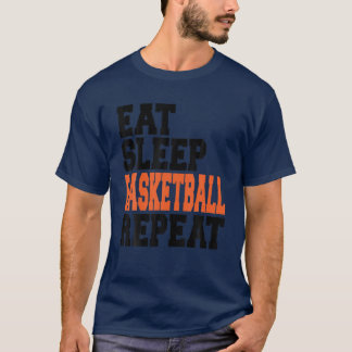 Eat Sleep Basketball Repo, Funny Mannen Women Cool T-shirt