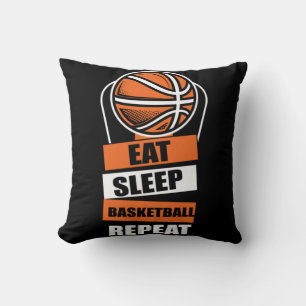 Eat Sleep Basketball Repo Player Coach Fans Love Kussen