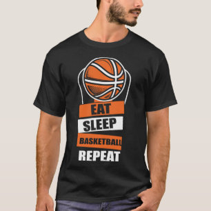 Eat Sleep Basketball Repo Player Coach Fans Love T-shirt